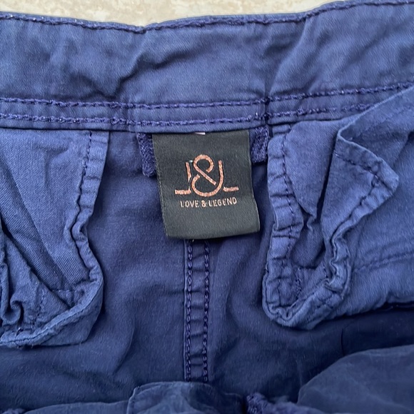 Blue cotton pants. - Picture 3 of 5